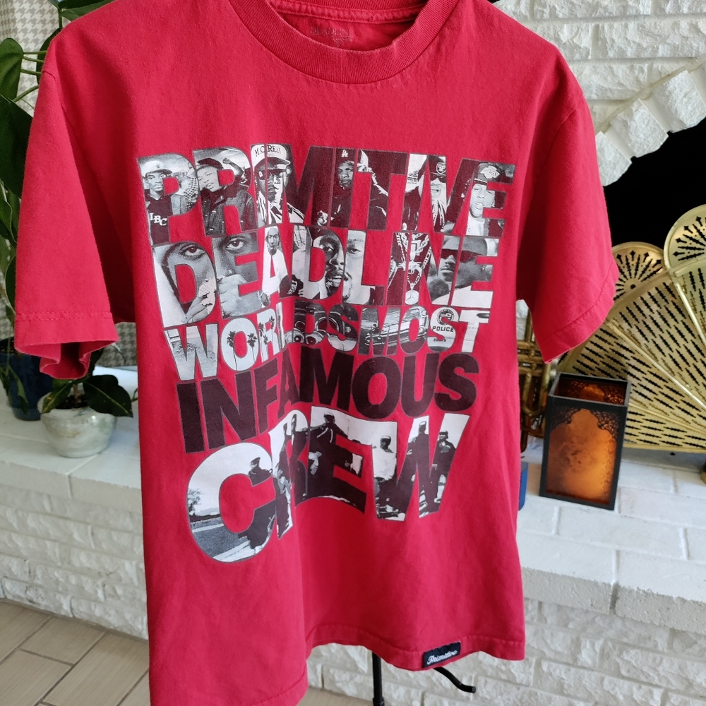 Size medium, Primitive brand t-shirt featuring West Coast rappers